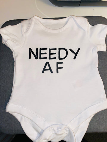 Needy AF Baby Vest 0-3 Months