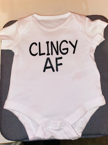Clingy AF Baby Vest 0-3 Months