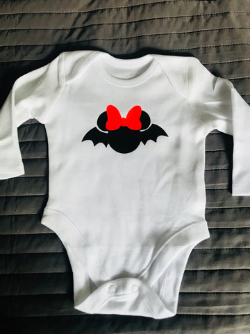 Halloween Minnie Baby Vest 0-3 Months